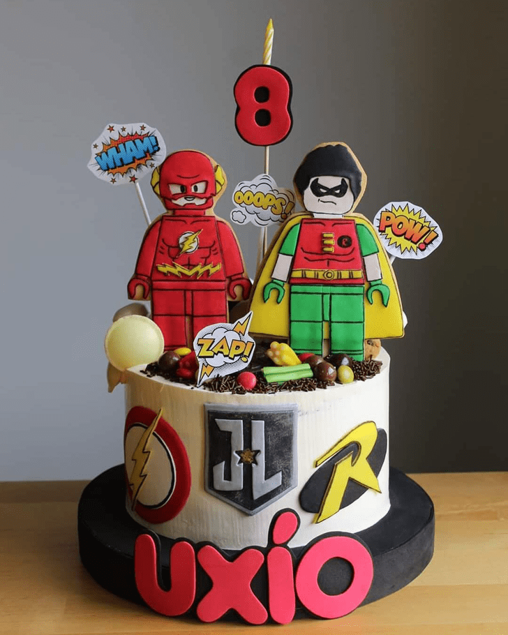 Dazzling Justice League Cake