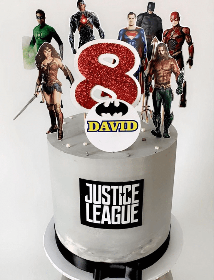 Enthralling Justice League Cake