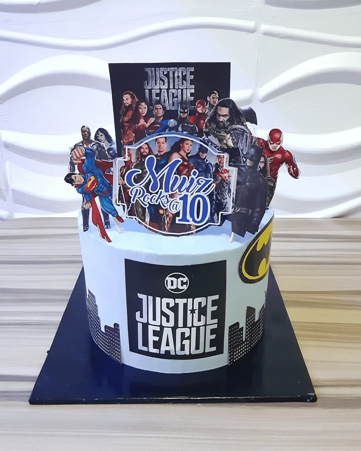 Enticing Justice League Cake