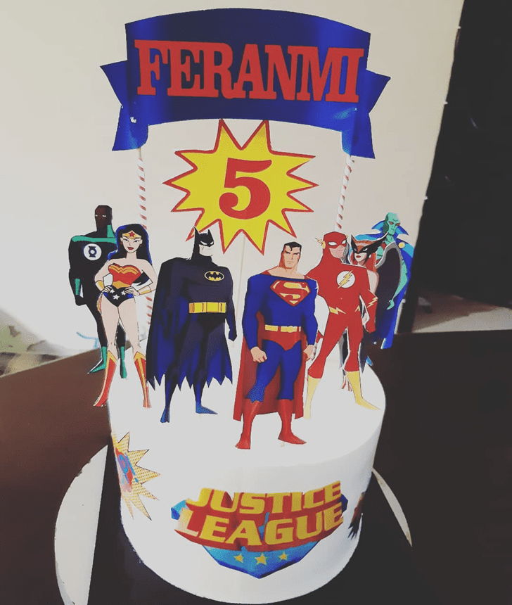 Excellent Justice League Cake