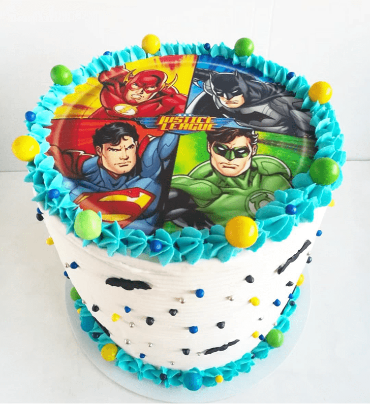 Fair Justice League Cake