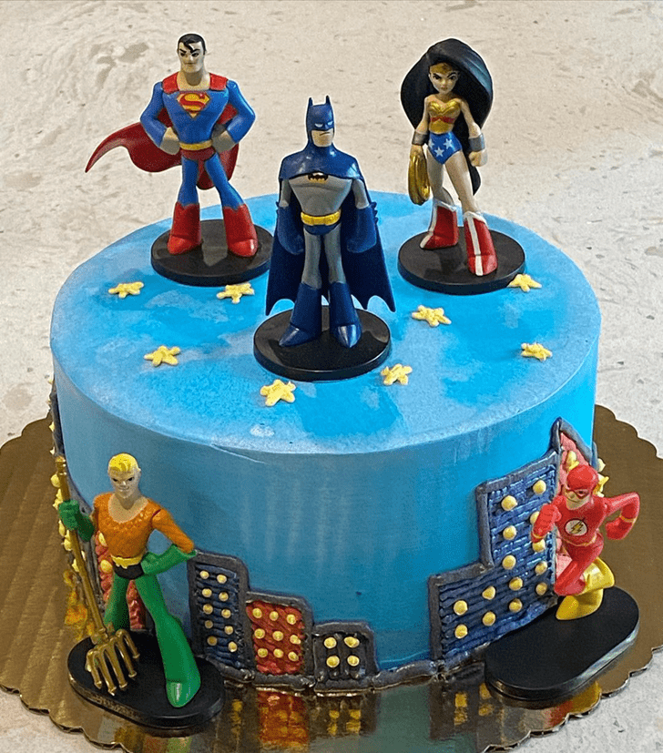 Fascinating Justice League Cake