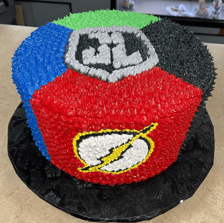 Ideal Justice League Cake