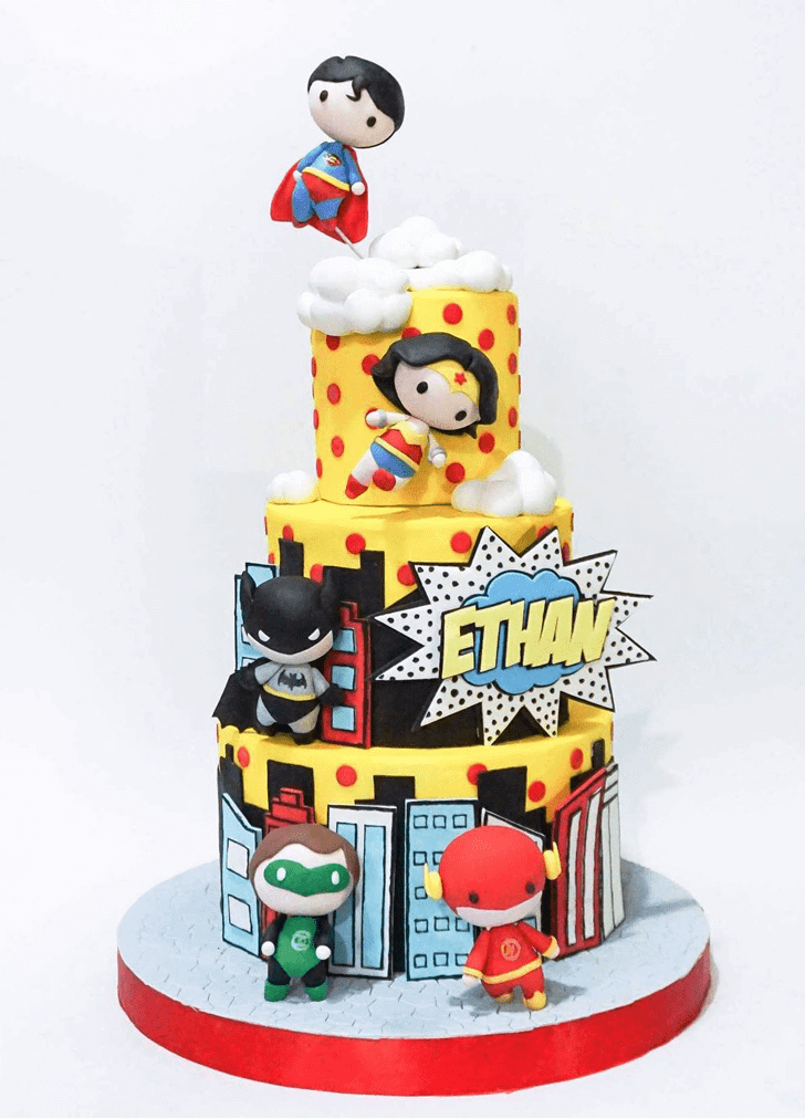 Stunning Justice League Cake