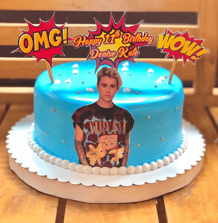 Elegant Justin Bieber Cake