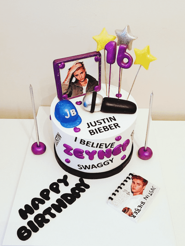 Ideal Justin Bieber Cake