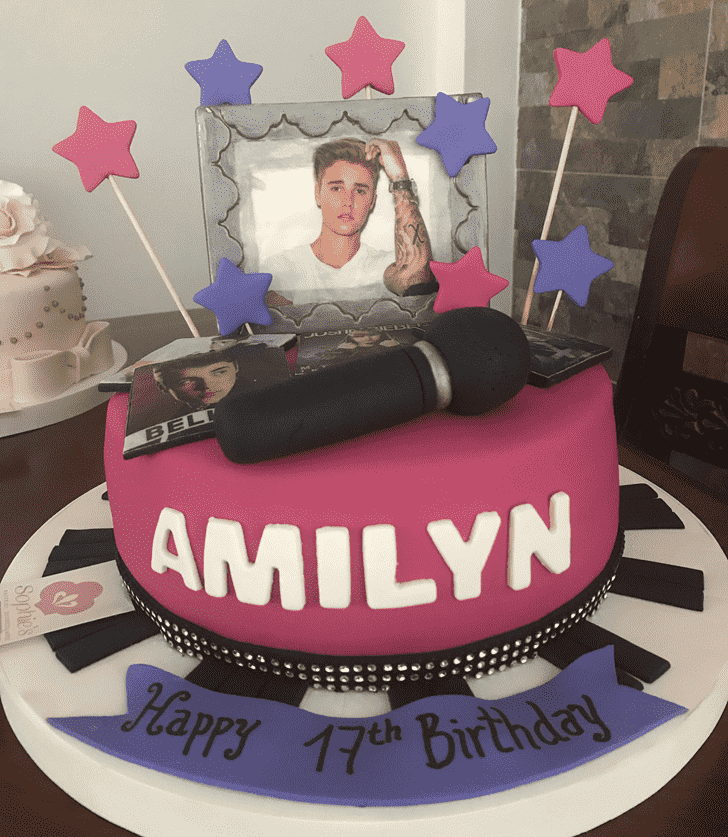 Magnetic Justin Bieber Cake