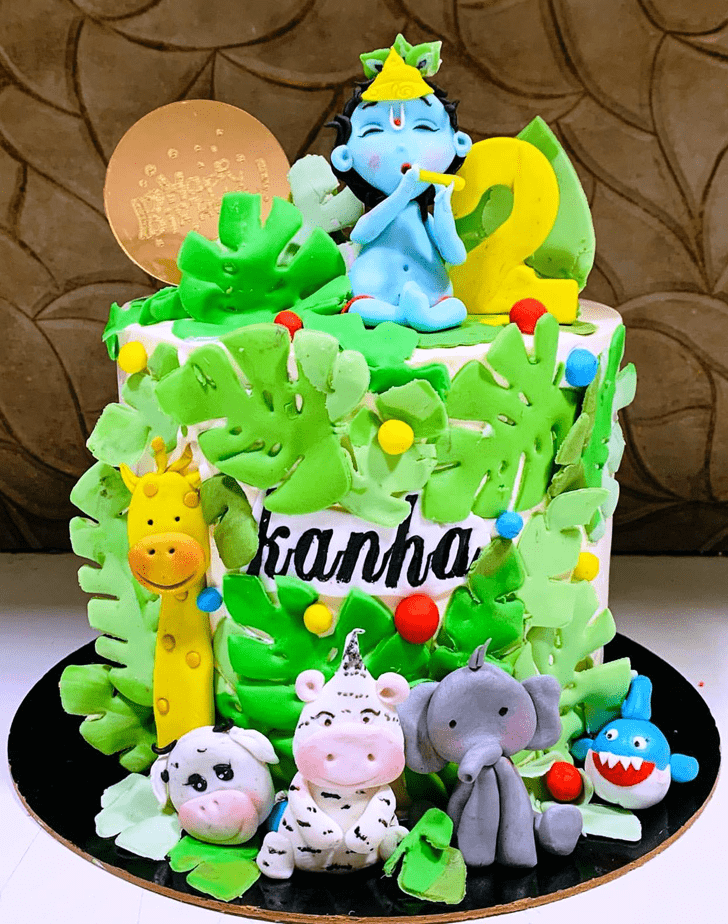 Charming Kanha Cake
