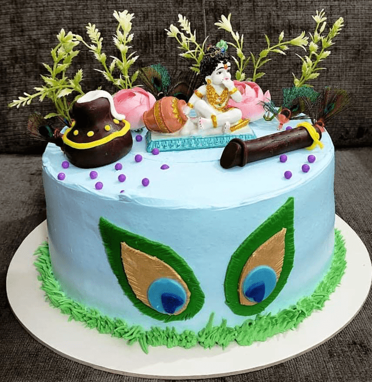Elegant Kanha Cake