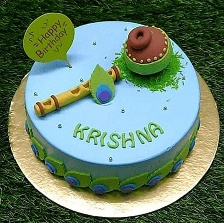 Wonderful Kanha Cake Design