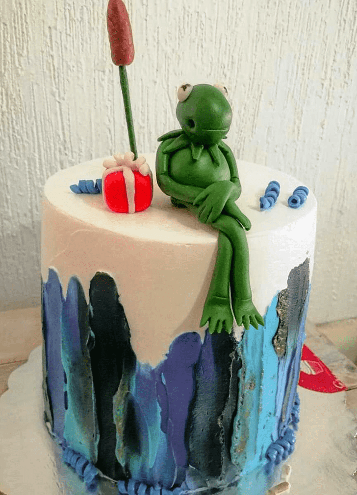 Admirable Kermit The Frog Cake Design
