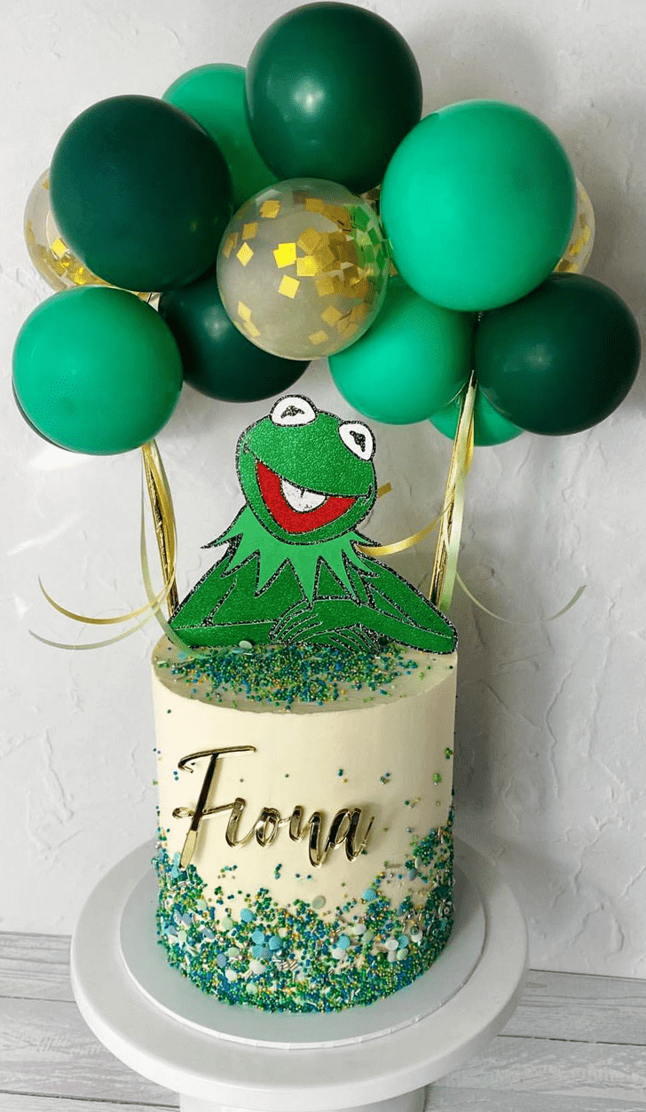 Appealing Kermit The Frog Cake