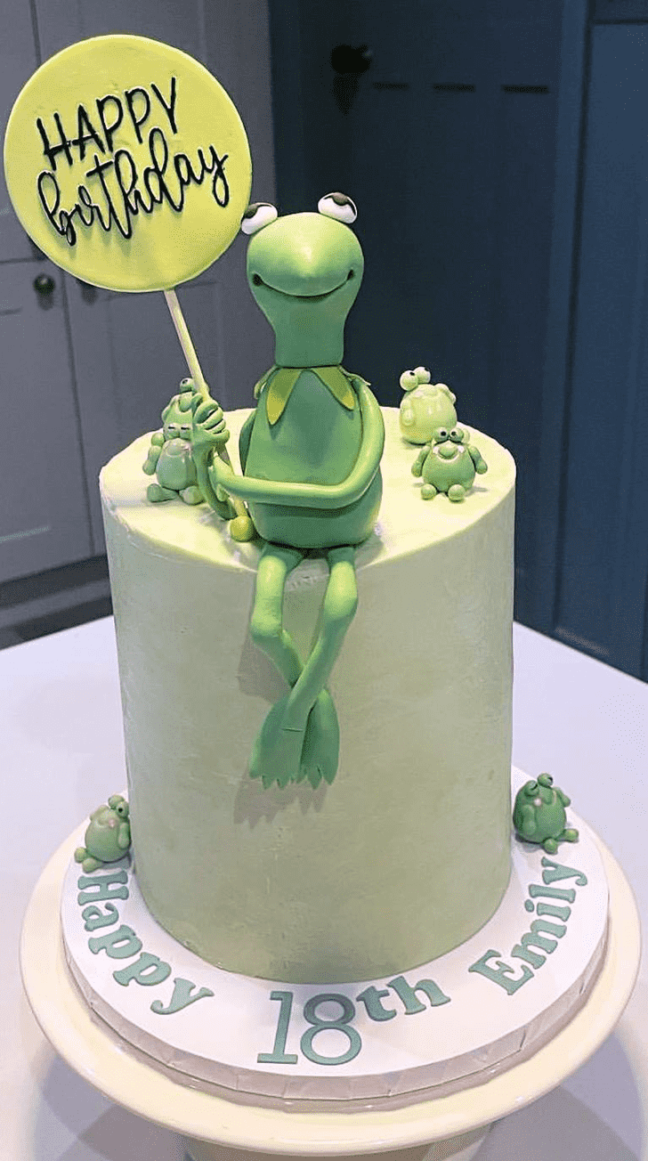 Comely Kermit The Frog Cake