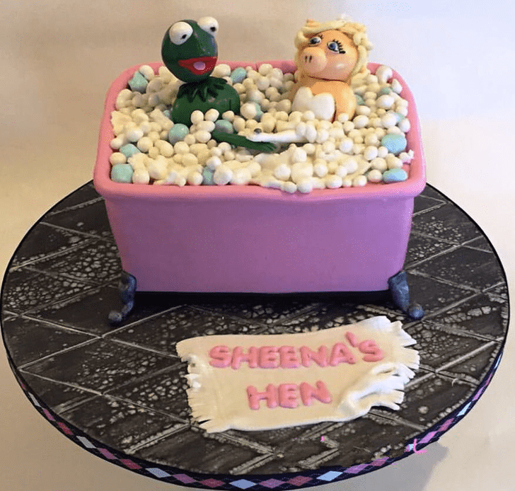 Gorgeous Kermit The Frog Cake