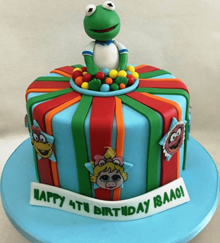 Magnetic Kermit The Frog Cake