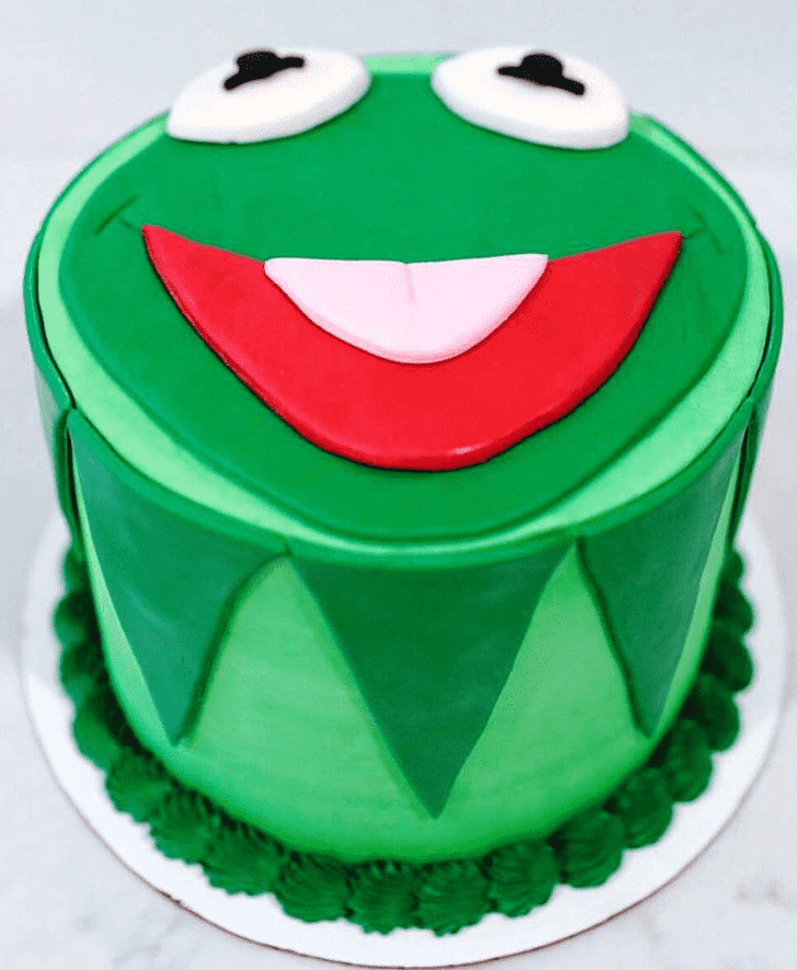 Marvelous Kermit The Frog Cake