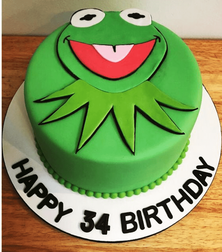 Nice Kermit The Frog Cake