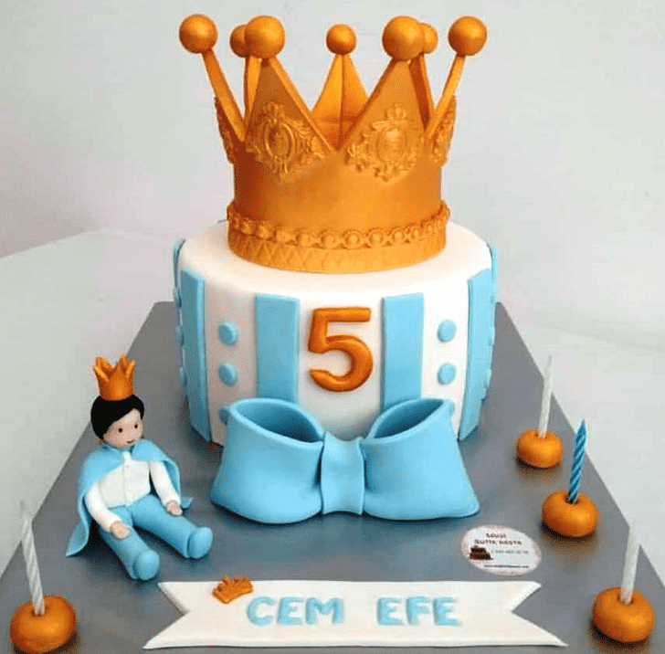 Classy King Crown Cake