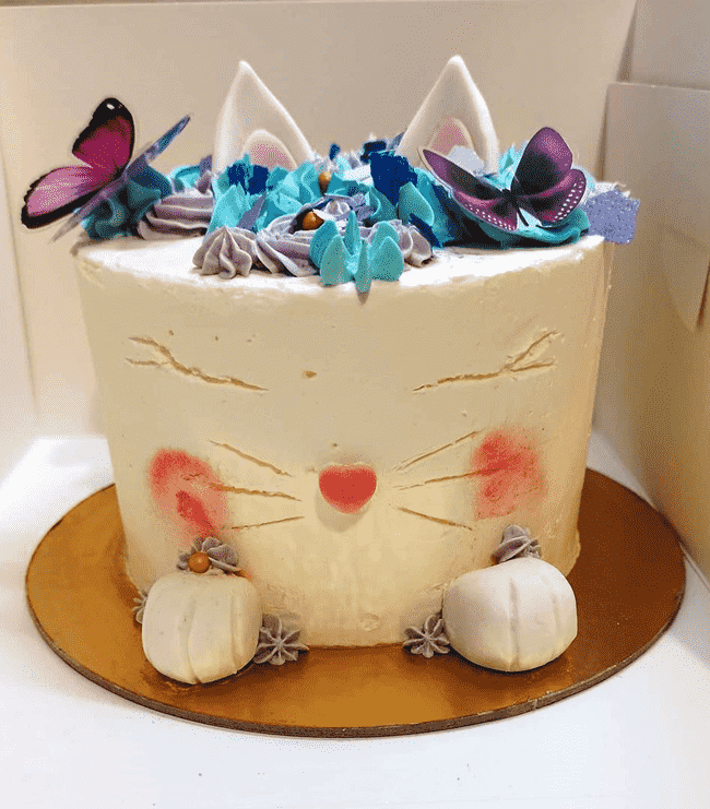 Fascinating Kitten Cake