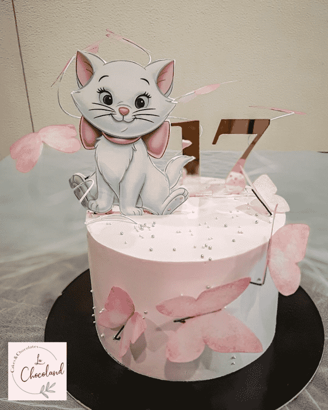 Graceful Kitten Cake