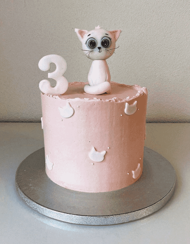 Inviting Kitten Cake