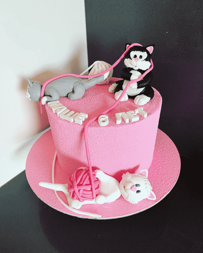 Wonderful Kitten Cake Design