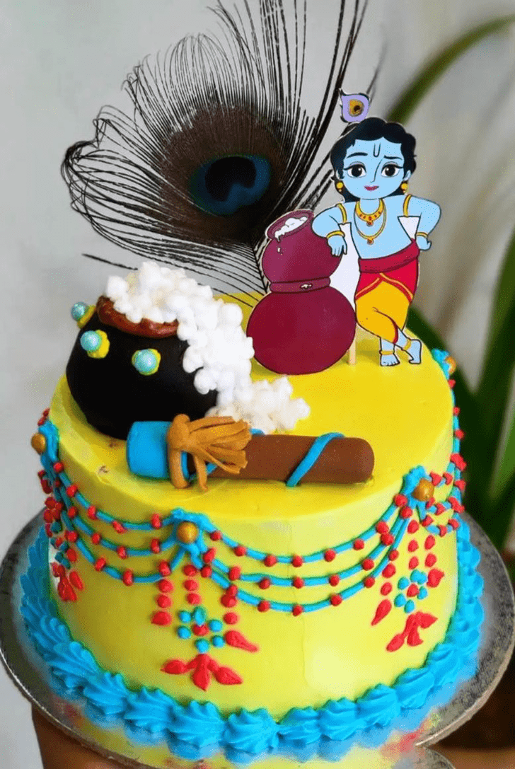 Angelic Krishna Cake