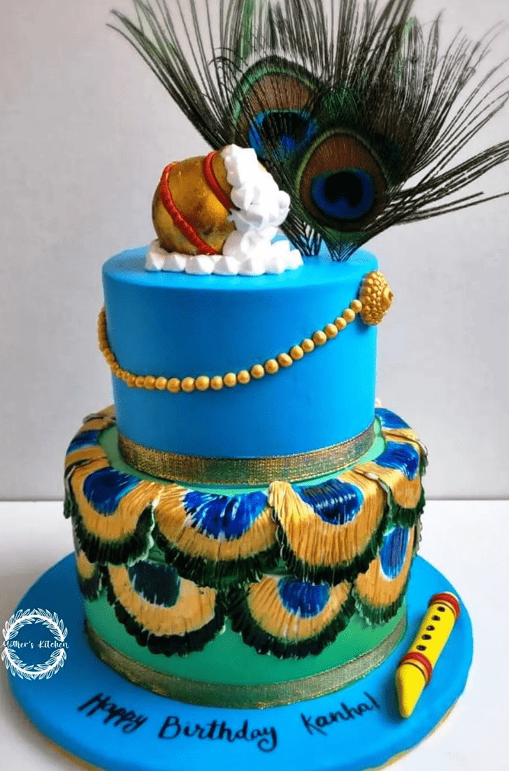 Beauteous Krishna Cake