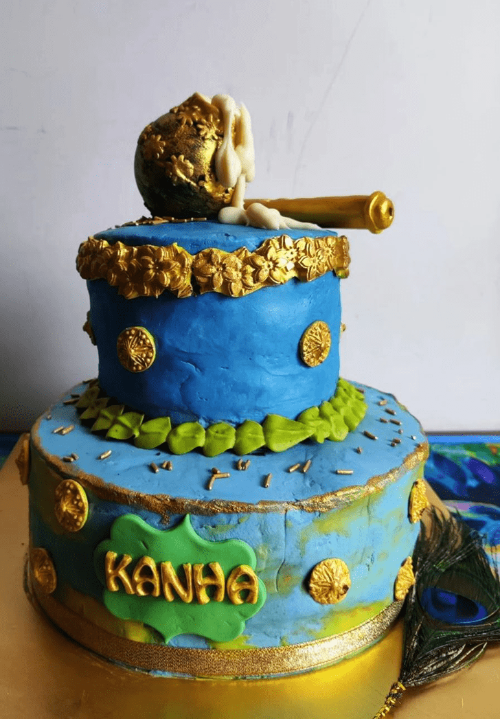 Charming Krishna Cake