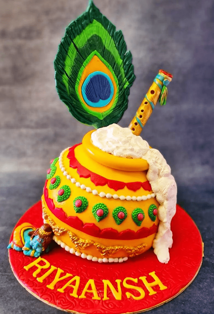 Comely Krishna Cake