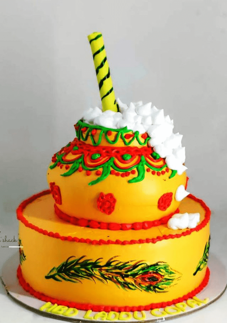 Delightful Krishna Cake