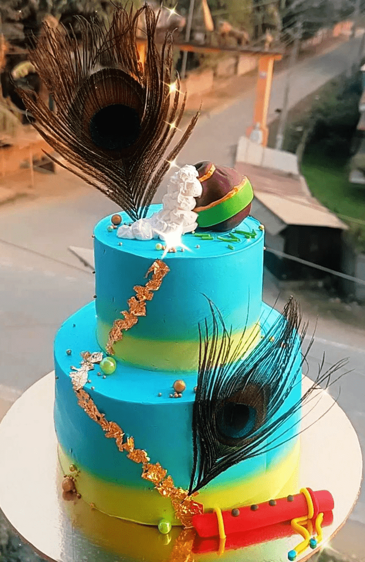 Good Looking Krishna Cake
