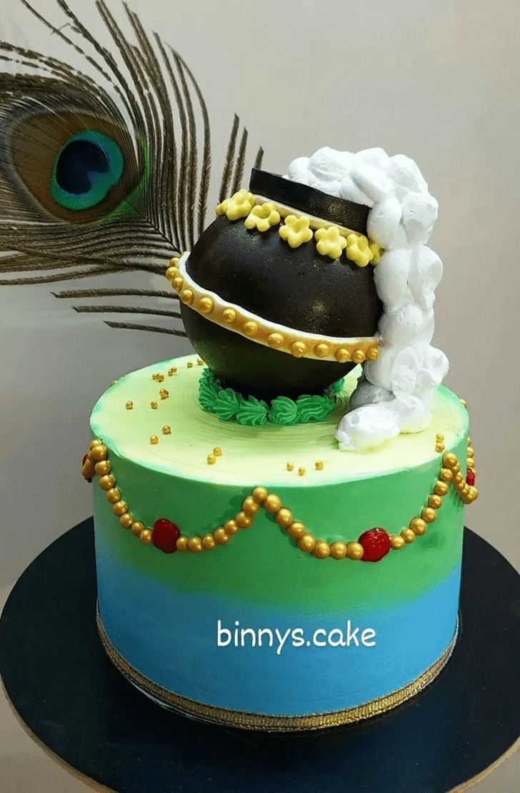 Lovely Krishna Cake Design