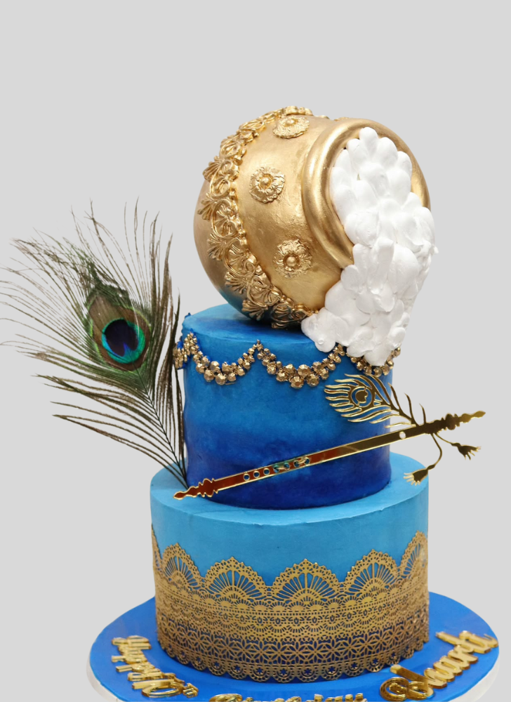 Alluring Krishna Cake