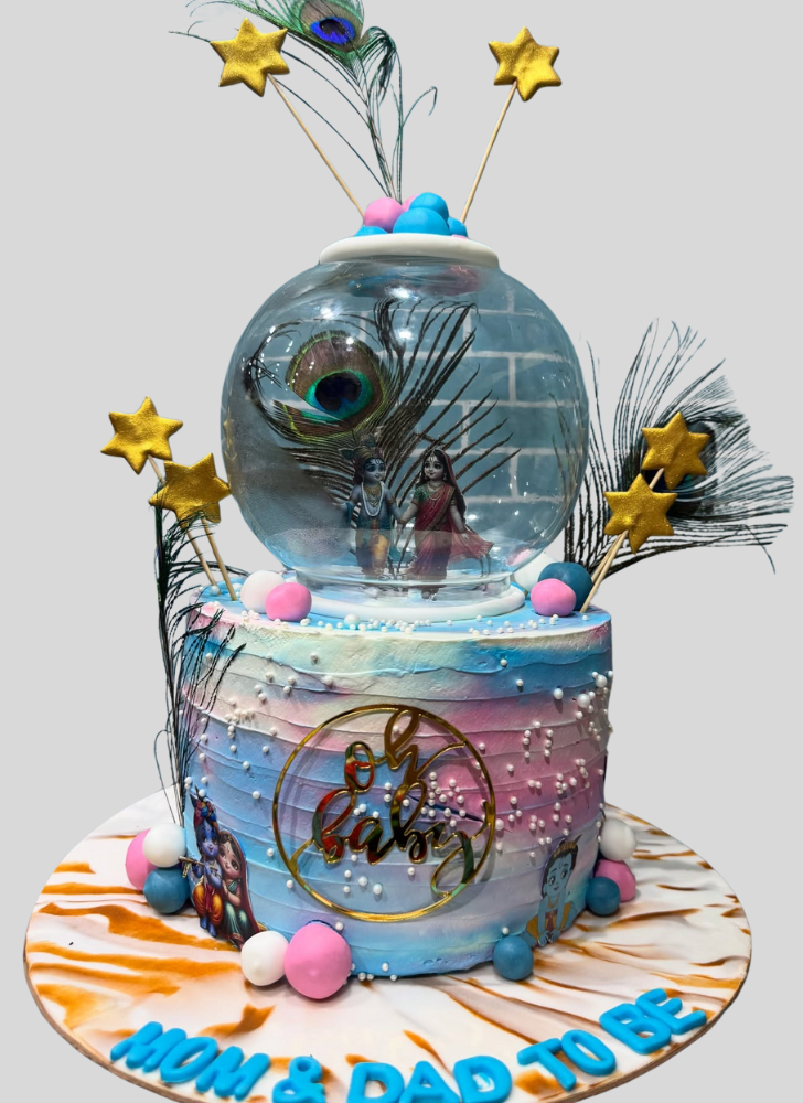 Appealing Krishna Cake