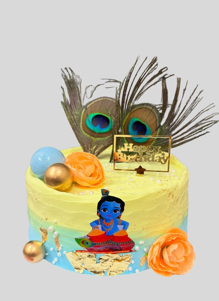 Beauteous Krishna Cake