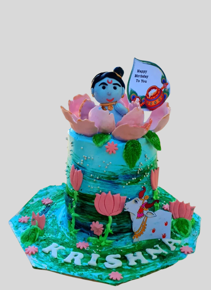 Magnificent Krishna Cake