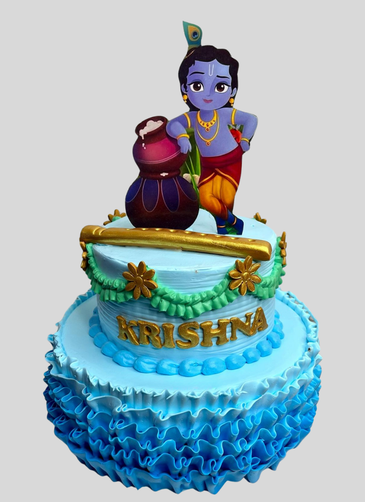 Stunning Krishna Cake