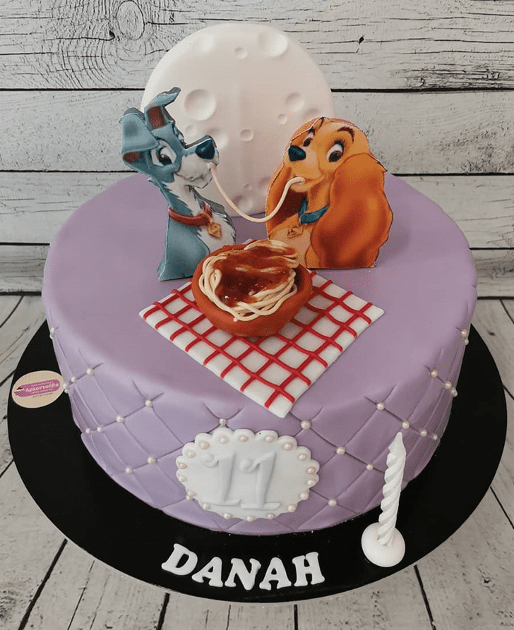 Angelic Lady and the Tramp Cake