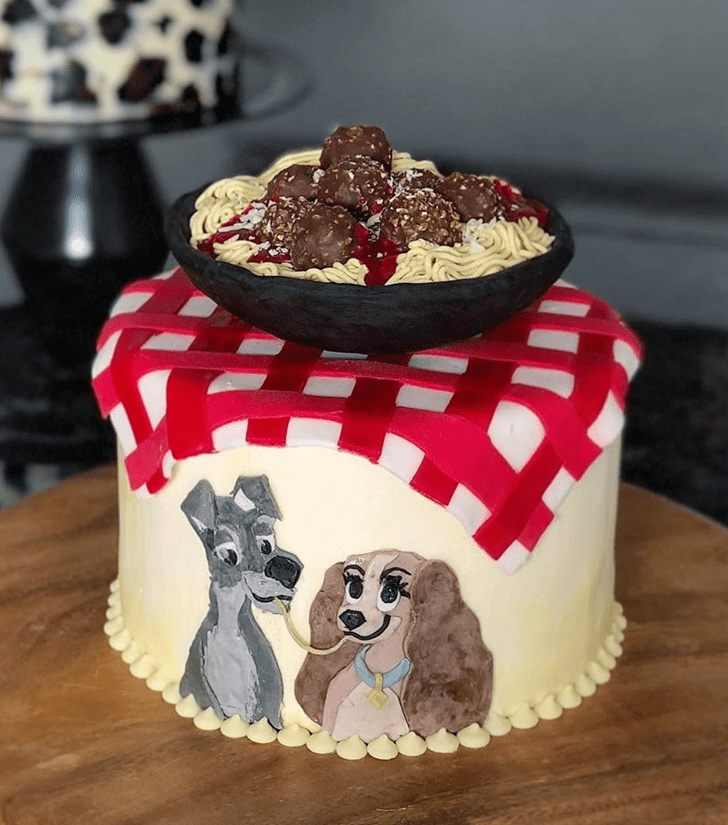 Bewitching Lady and the Tramp Cake