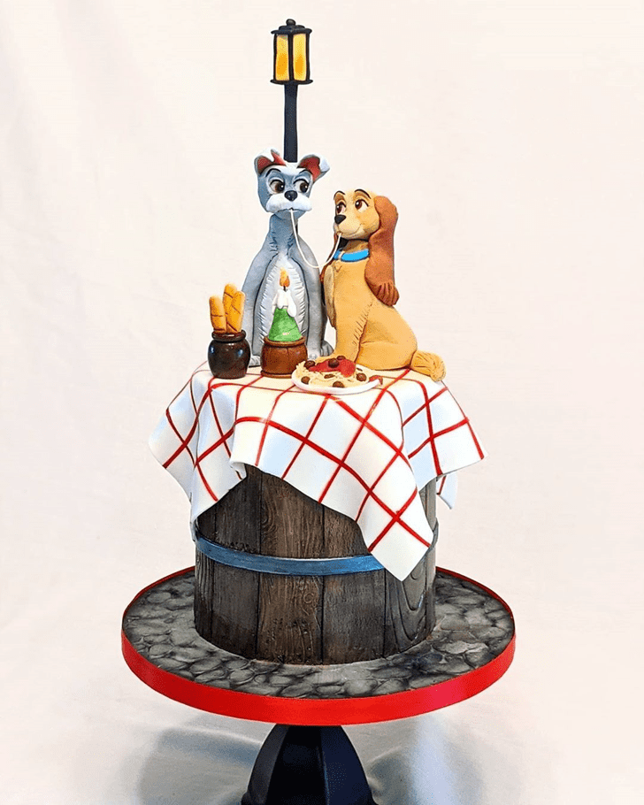 Comely Lady and the Tramp Cake