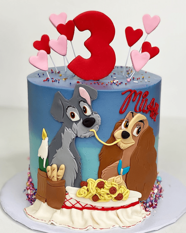 Divine Lady and the Tramp Cake
