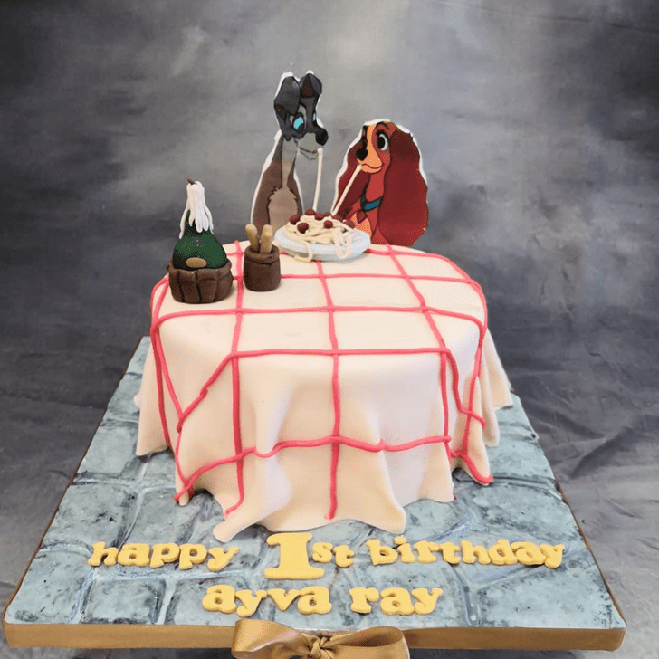 Fair Lady and the Tramp Cake