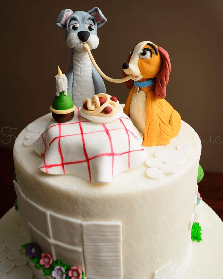 Fetching Lady and the Tramp Cake