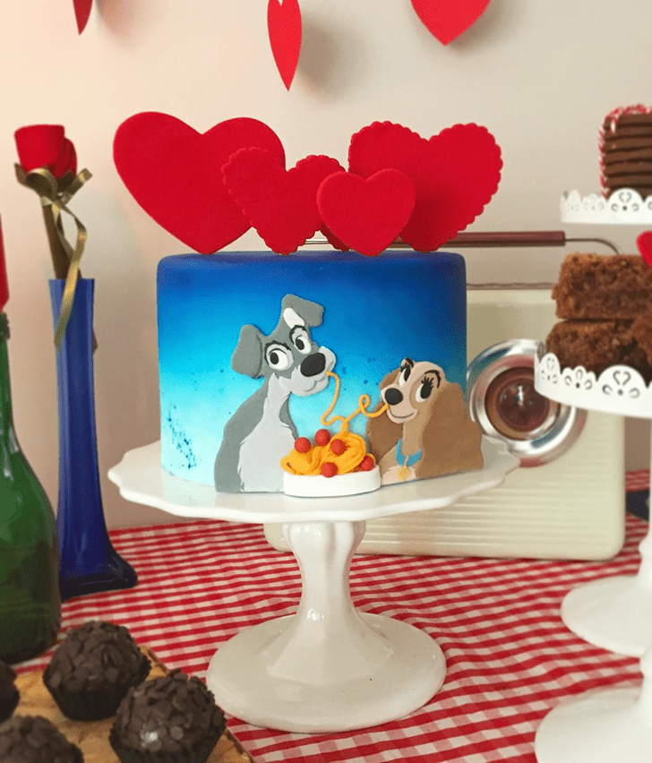 Handsome Lady and the Tramp Cake