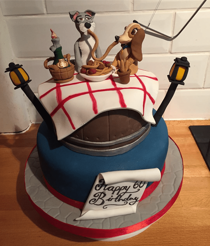 Magnificent Lady and the Tramp Cake