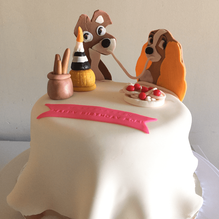 Shapely Lady and the Tramp Cake