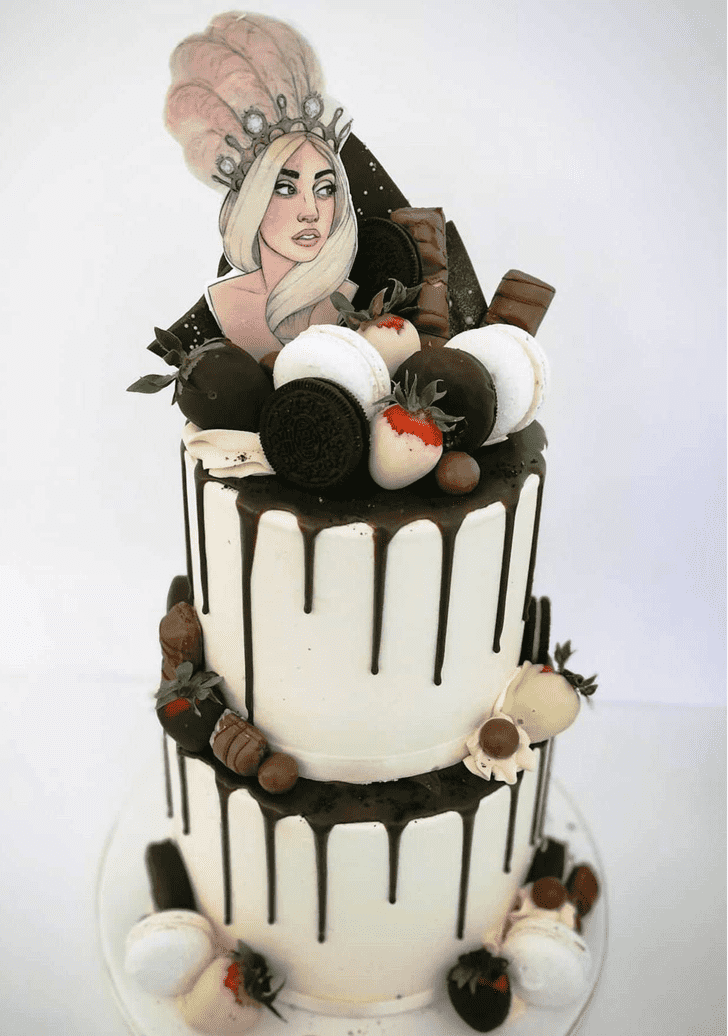 Adorable Lady Gaga Cake