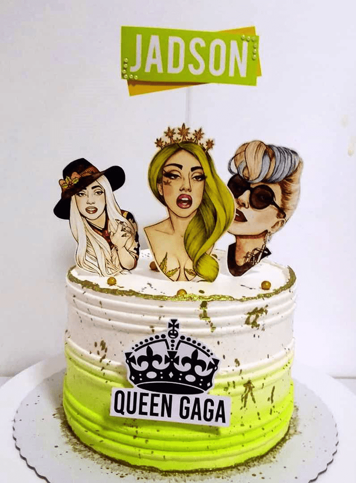 Captivating Lady Gaga Cake