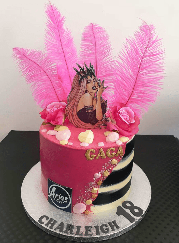 Classy Lady Gaga Cake